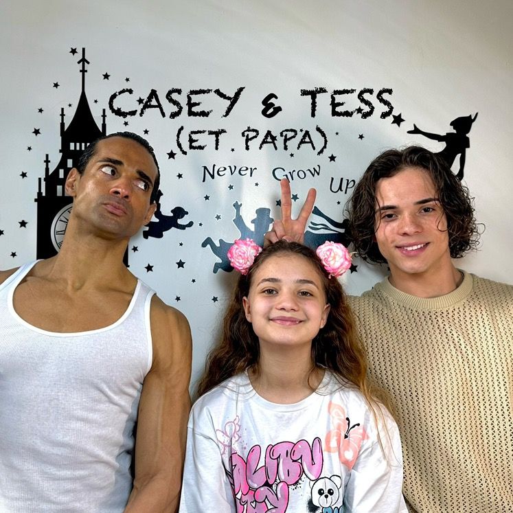 Casey & Tess (et Papa)