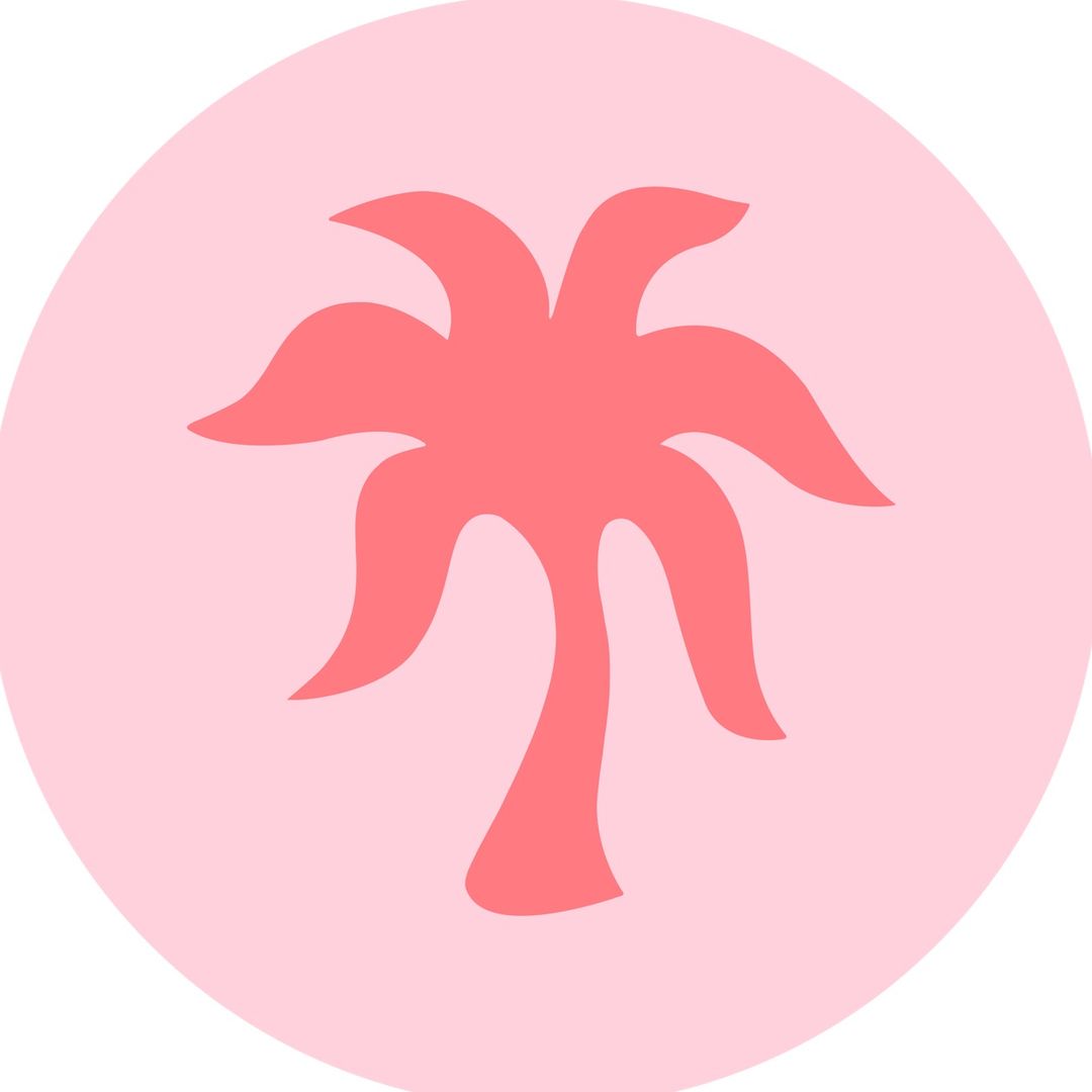 PINK PALM PUFF